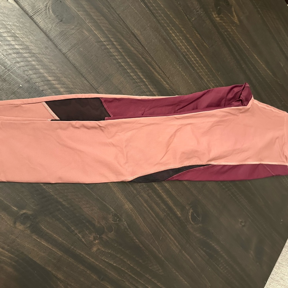 PINK Victoria's Secret Burgundy Leggings